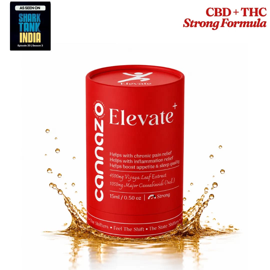 ELEVATE + Drops (Vijaya Ambrosia) β CBD+THC Formula β 3 mL