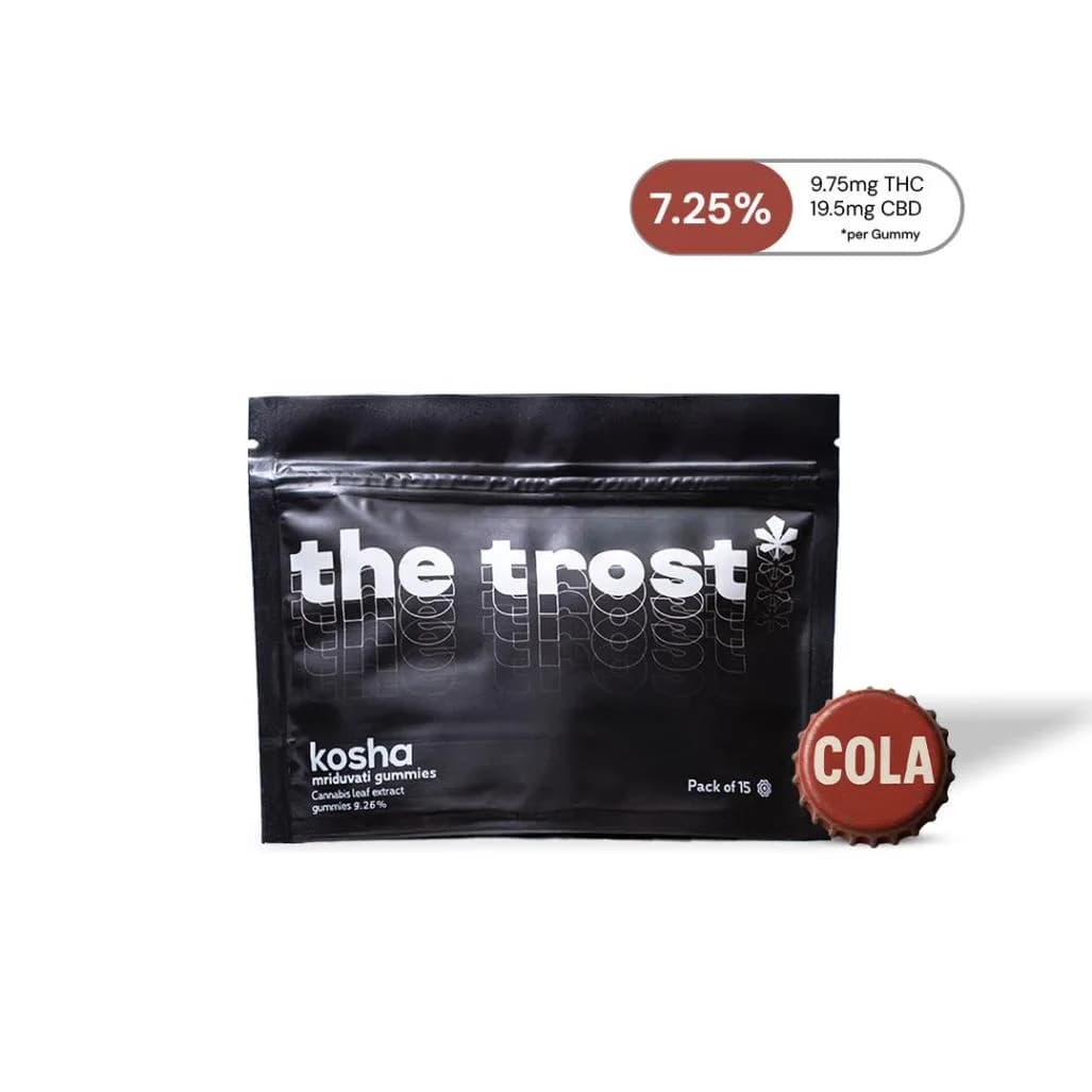 Kosha (Cola Flavor) - Cannabis Gummies (Mriduvati)- 7.25% Cannabis Extract